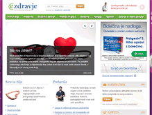 Tablet Screenshot of ezdravje.com